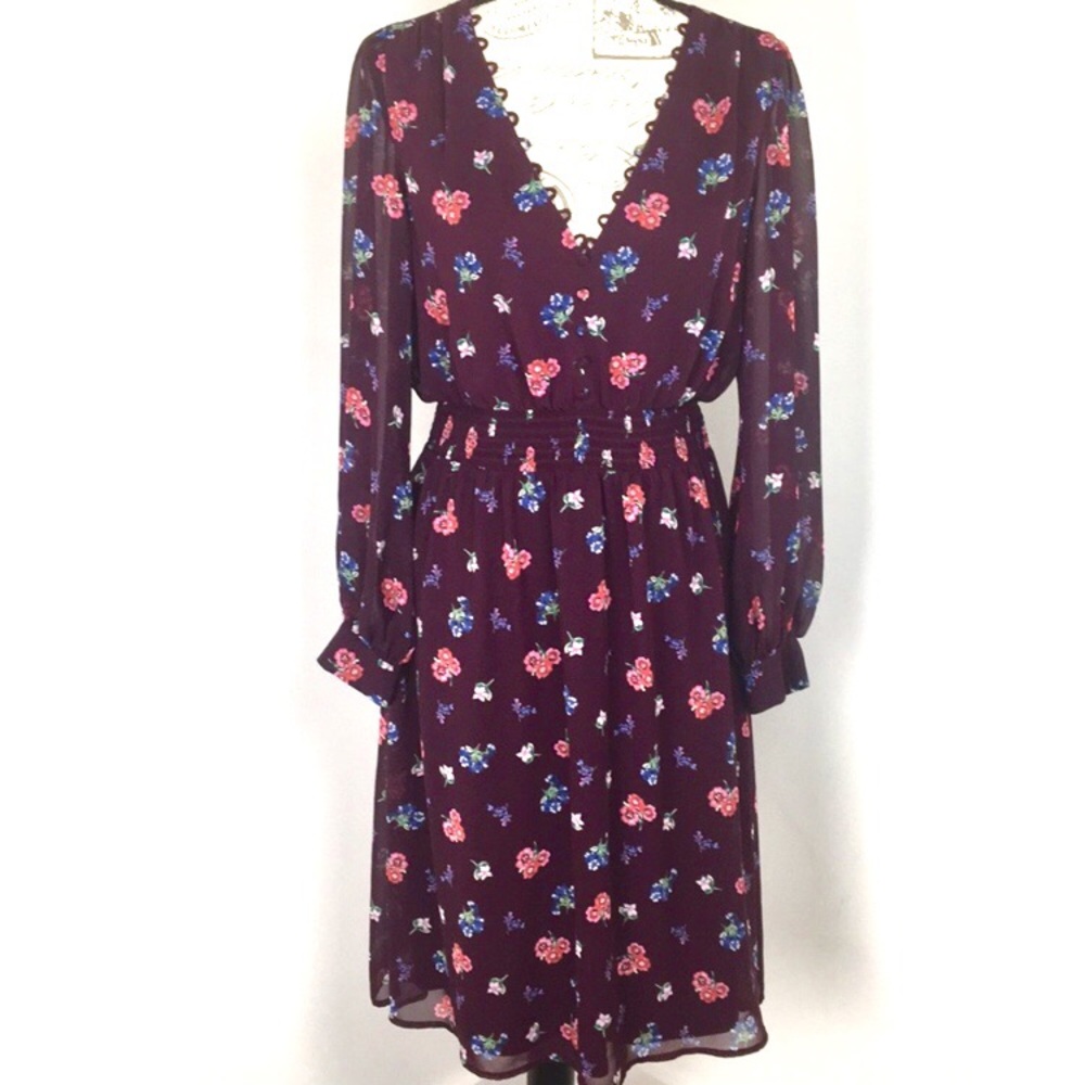 Express Boho Sinched Dress NWOT